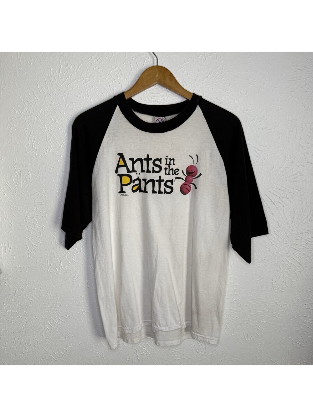 Vintage 2003 Ants In The Pants Promo Shirt Size Large Men's Raglan Tee
